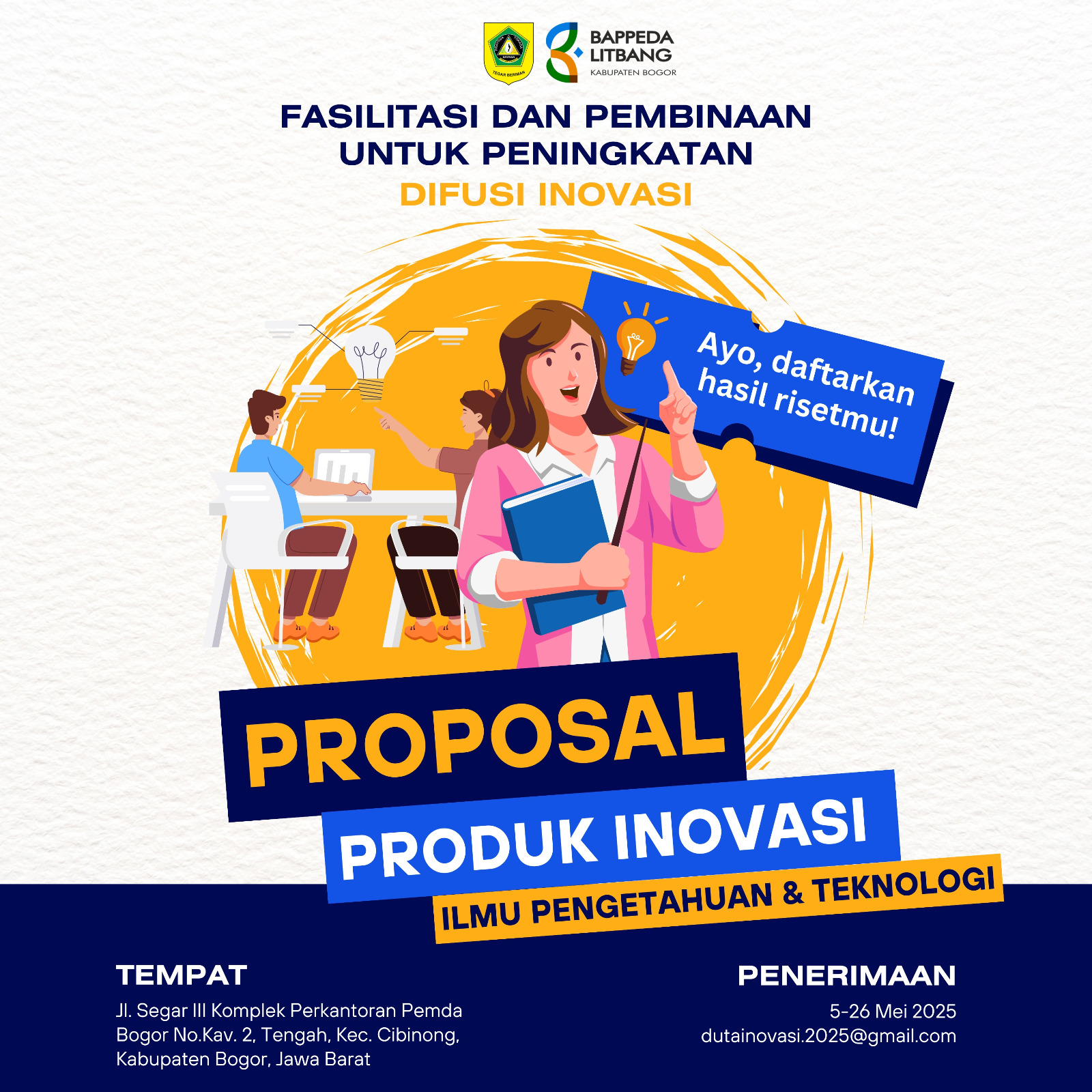Program Difusi Inovasi 2025: Percepat Adopsi Produk IPTEK untuk Kabupaten Bogor